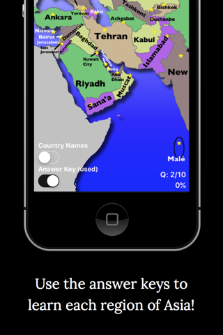 Asia Geography Quiz screenshot 2