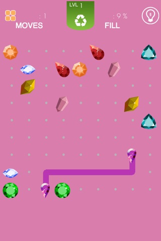 Connect The Jewels Pro - new mind teasing puzzle game screenshot 2