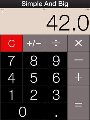 BIG CALCULATOR PLUS - náhled