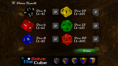 How to cancel & delete Real RPG Dice Free from iphone & ipad 3