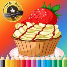 Activities of Bakery Cupcake Coloring Book Free Games for children age 1-10: Support your child's learning with dr...