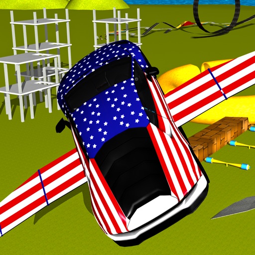 American Fast Furious Flying car Stunt iOS App