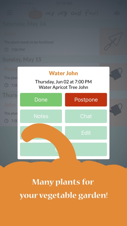 myVeg&Fruit | The app to manage your vegetable garden screenshot-3