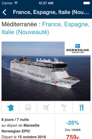 Norwegian Cruise Line Booking by Croisierenet.com screenshot 3