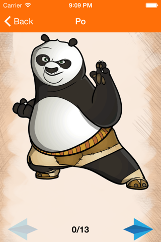Artist Orange - How to Draw Panda Kung Fu screenshot 3