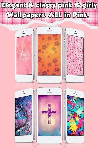 Girly Wallpapers & Cute Pink HD Backgrounds For Lock Screens screenshot 2