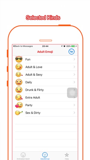Adult Animated Emoji Icon - Keyboard for Sexy, love, flirty,(圖3)-速報App