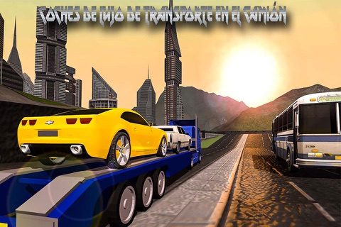 Ship Yard Car Transporter Truck : Extreme Car Parking Driving Test with Truck Simulator 2016 screenshot 4