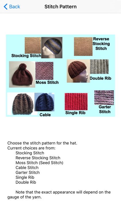 KnitsThatFit Hat Knitting Patterns Customisable! screenshot-4