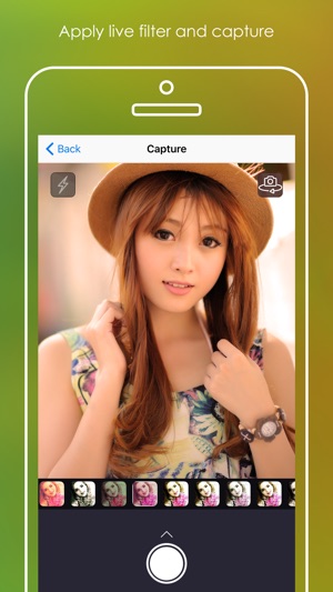 Splash Cropper : selfie cam & snap photo