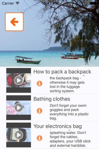 Packnomad - pack your bag screenshot 4