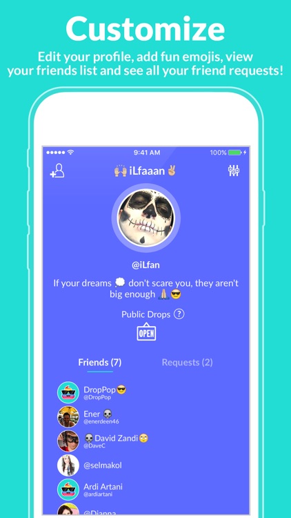 DropPop Messenger screenshot-4