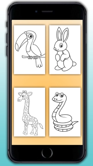 Color Wild Animals - coloring book for kids 3 8 years old(圖1)-速報App