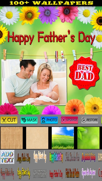 Happy Father's Day Photo Collage