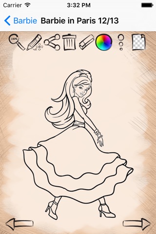 Draw For Barbie Fasion screenshot 4
