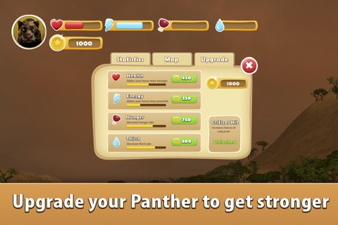 Black Wild Panther Simulator 3D - Be a wild cat in animal simulator! screenshot 4