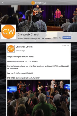 Christwalk Church screenshot 2