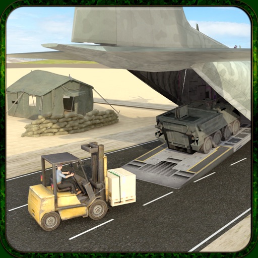 Army Cargo Plane Flight Simulator: Transport War Tank in Battle-Field iOS App