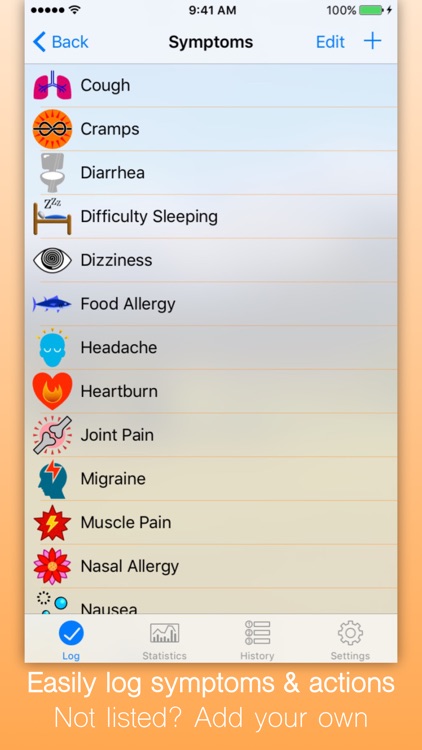 Act React - Personal Symptom Diary & Activity Tracker screenshot-3