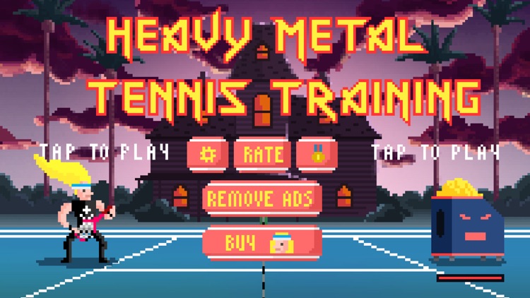 Heavy Metal Tennis Training screenshot-0
