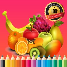 Activities of Fruit Vegetable Paint and Coloring Book: Learning Skill The Best of Fun Games Free For Kids