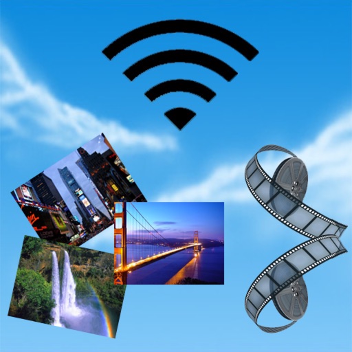 WiFi Photo & Video - Transfer photos and videos wirelessly Icon