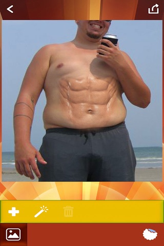 Six Pack Maker – Add Muscles to Your Belly With Free Photo Studio Editor with Abs Stickers screenshot 4