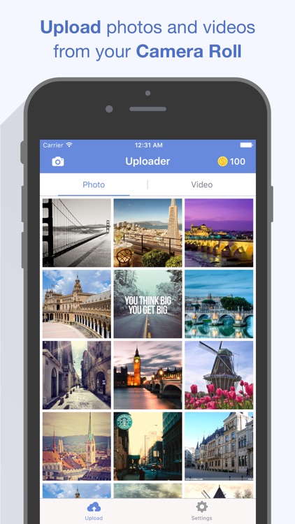 Upload Snap Save for Snapchat : Snap & Story uploader to Upload Photos & Videos from Camera Roll
