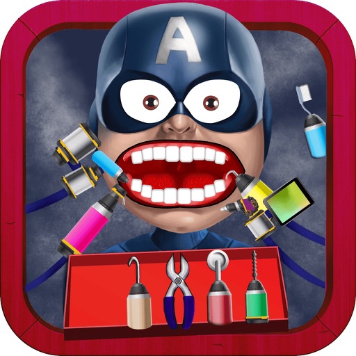 Funny Dentist Game for Kids: Captain America Civil War Version Icon