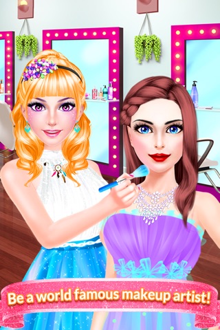 Make-Up Girls & Supermodel: Beauty Spa and Dress Up Game For Kids screenshot 2