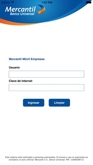 Mercantil Móvil Empresas