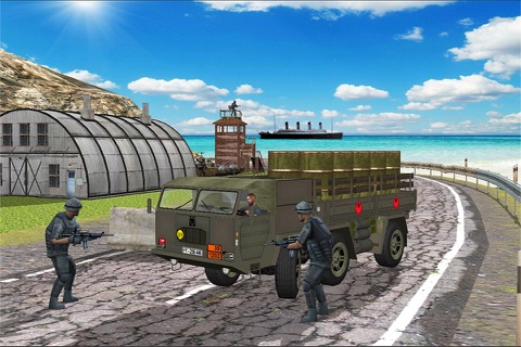 Drive Real Army Truck Checkpost Free screenshot 2