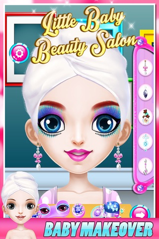 Little Baby Beauty Salon - Makeover & Make up and Dress up games for girls & Kids screenshot 4