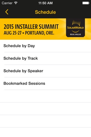 SolarWorld Americas - Events screenshot 3