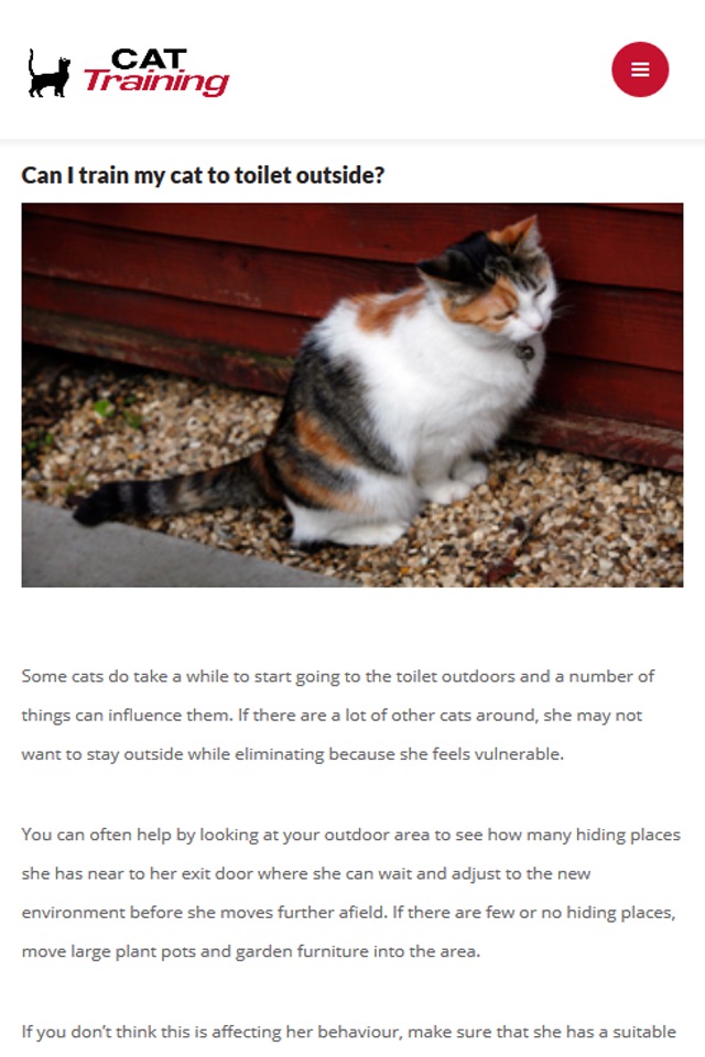 Cat Training Tips screenshot 3