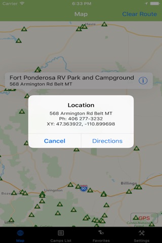 Montana – Camping & RV spots screenshot 4
