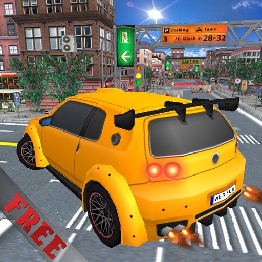 3D City Car Drive Parking Simulator Free icon