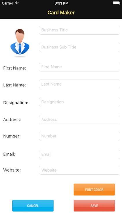Visiting Card Maker screenshot-3