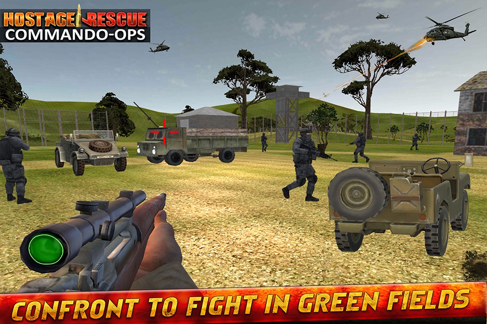 Hostage Rescue Commando Ops : Shootout kidnappers to free the hostages held screenshot 2