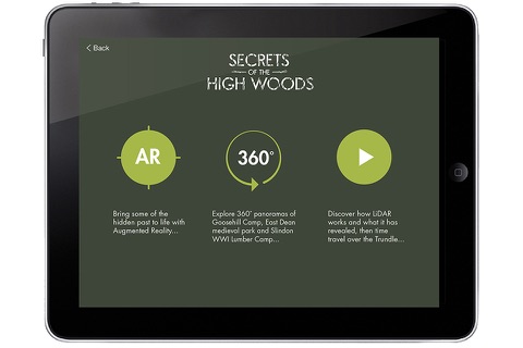 Secrets of the High Woods Augmented Reality (AR) app screenshot 3