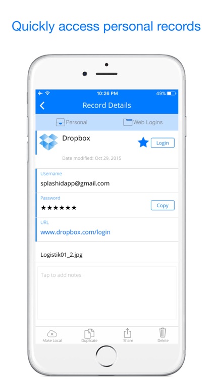 SplashID Safe Password Manager