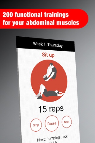 Sit Ups - abs trainings 6 pack screenshot 2