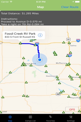 Kansas – Camping & RV spots screenshot 2