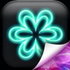 Neon Flower Wallpapers Free – Glow.ing Background Picture.s and HD Lock Screen Themes