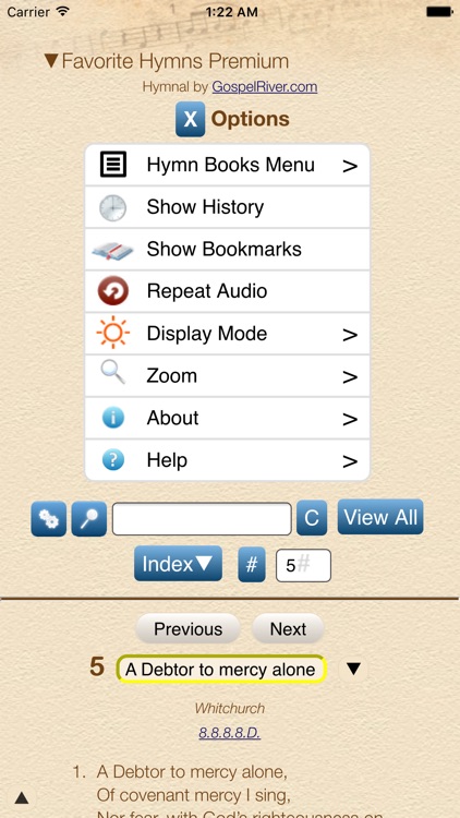 Favorite Hymns/Hymnals Premium