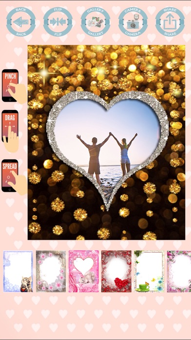 How to cancel & delete Love frames to create cards with photos from iphone & ipad 4