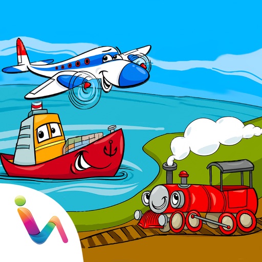 Vehicles Peg Puzzles for Kids iOS App