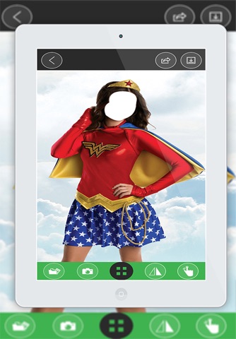 Superwoman Photo Suit- New Photo Montage With Own Photo Or Camera screenshot 4