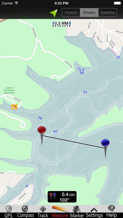 Lake of the Ozarks GPS Nautical charts