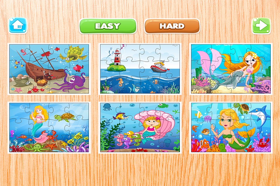Mermaid Princess Puzzle Under Sea Jigsaw for Kids screenshot 3